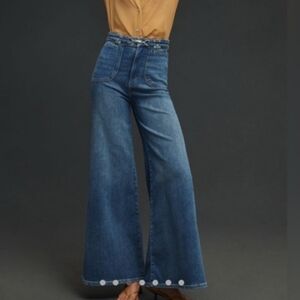 Pilcro Uptown High Rise Wide Leg Jeans (Flaw See Description) Size 27